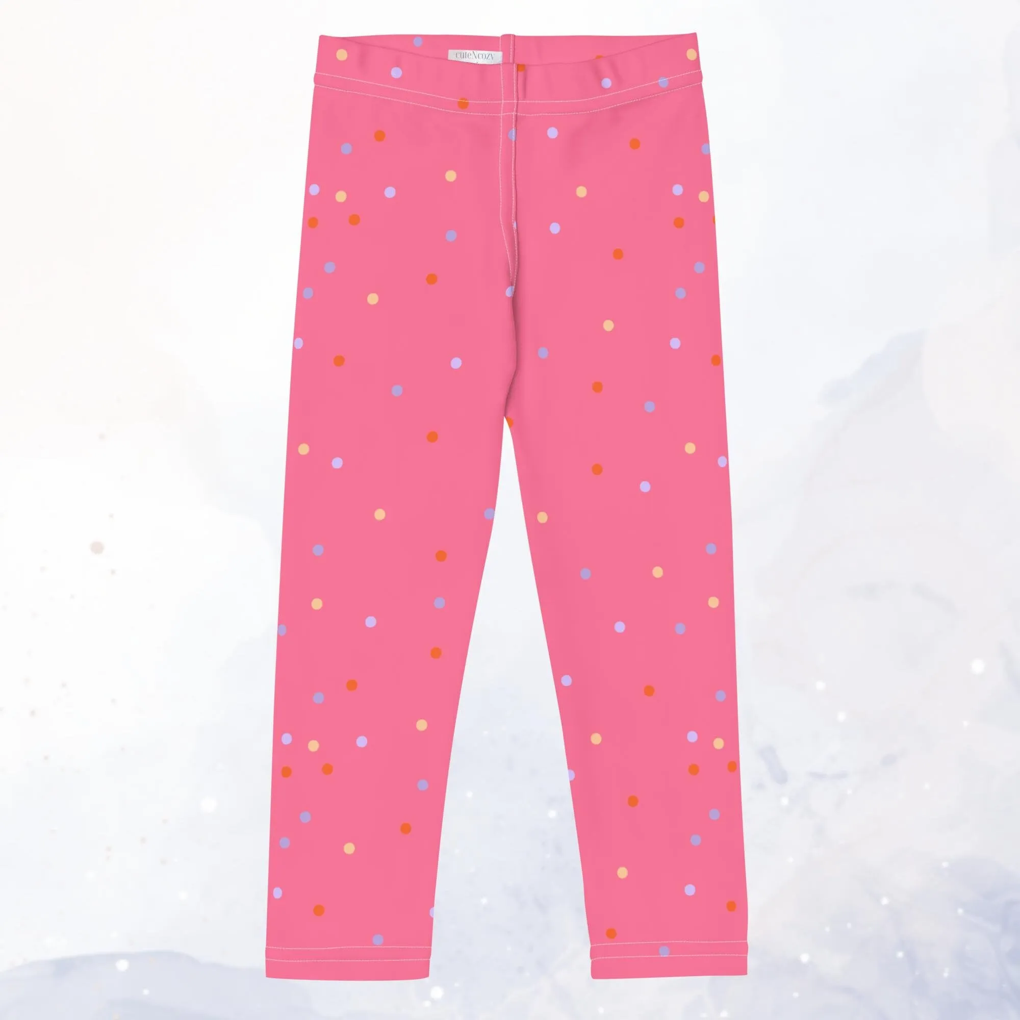 Pink Polka Dot Kid's Toddler Leggings