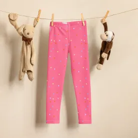 Pink Polka Dot Kid's Toddler Leggings