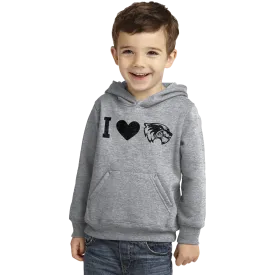 Port & Company Toddler Core Fleece Pullover Hooded Sweatshirt- I Love Wolverines