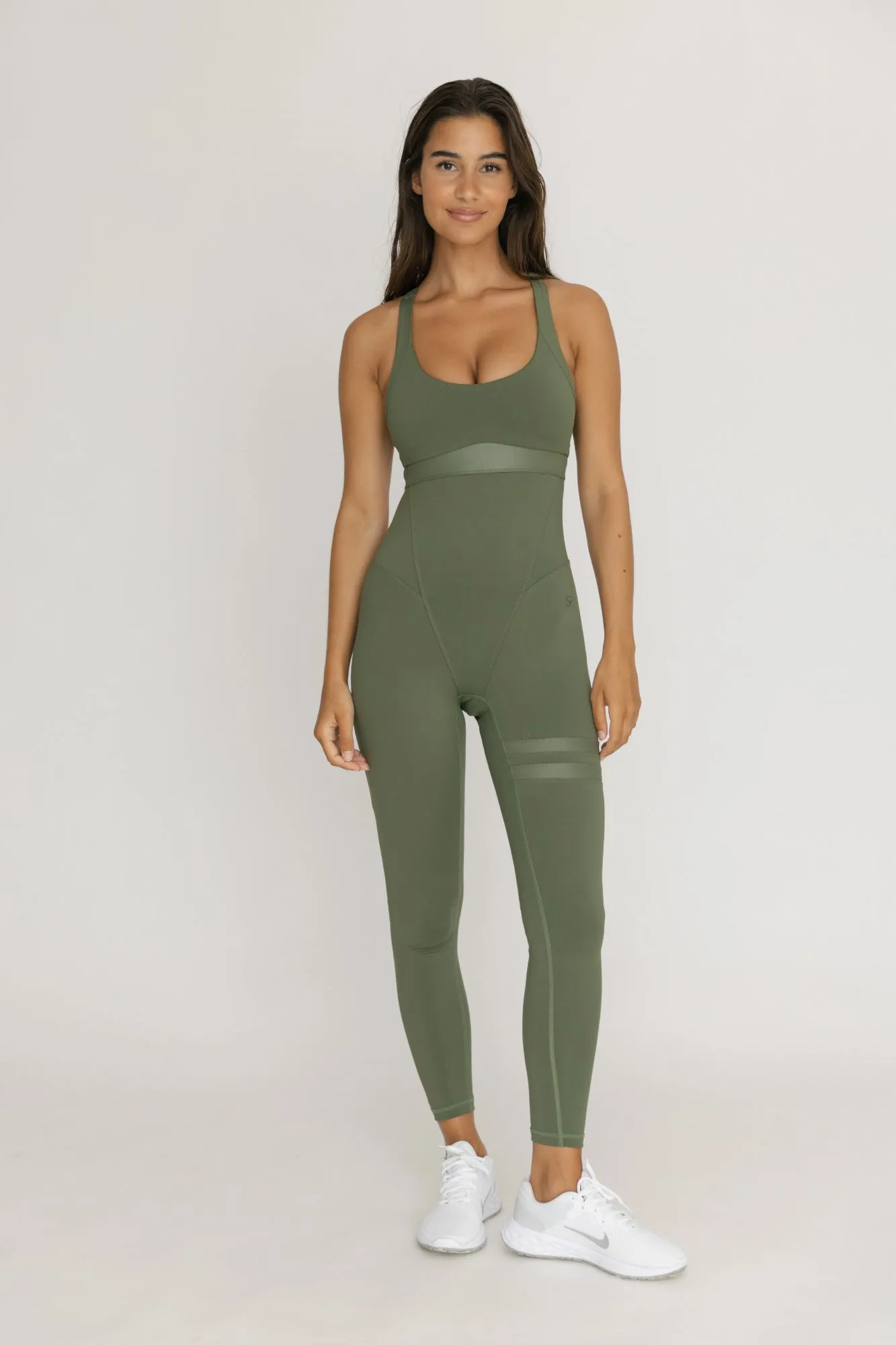 Serena Earth Green Jumpsuit