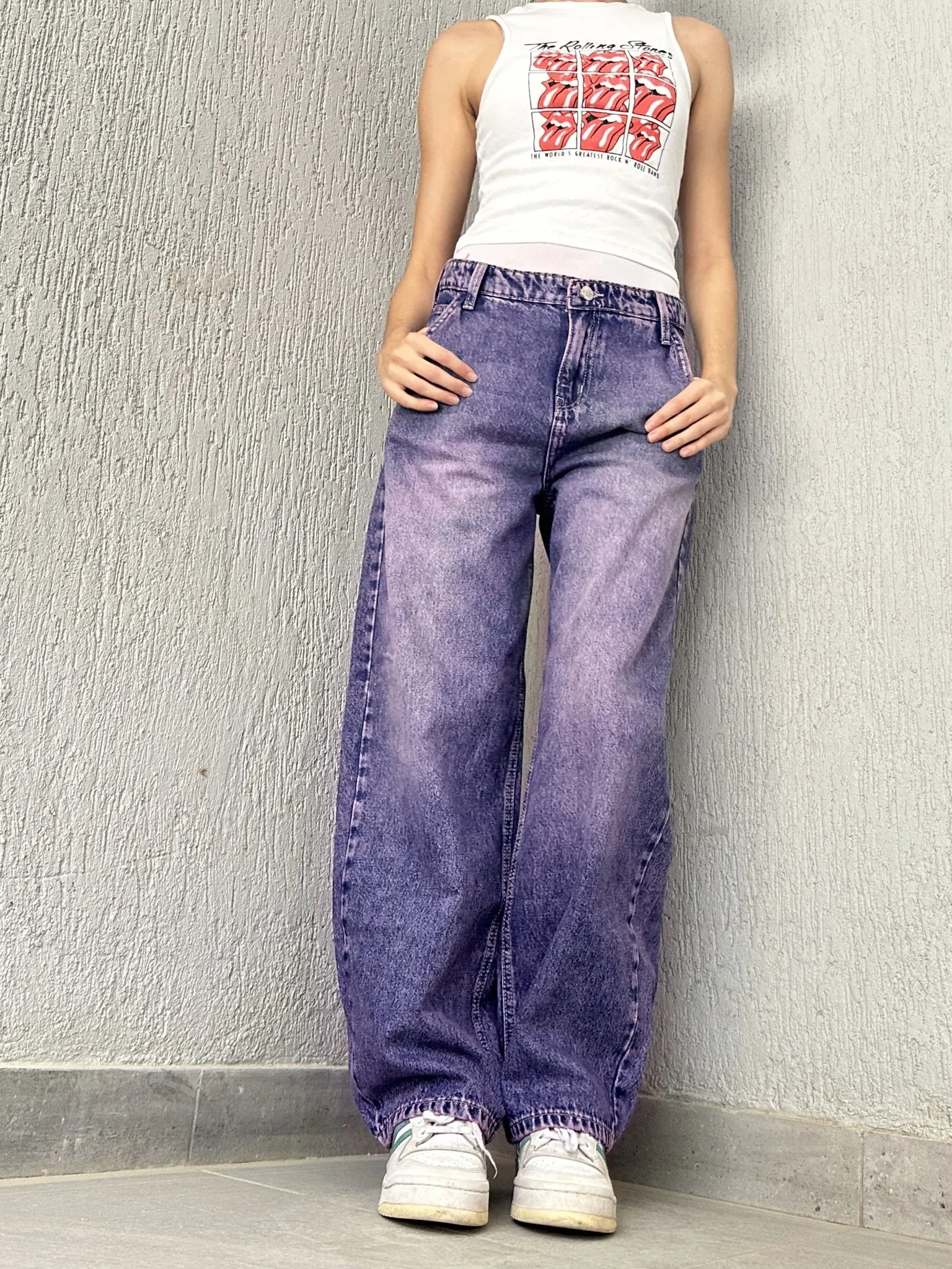 Skater - Vintage Pink Jeans.