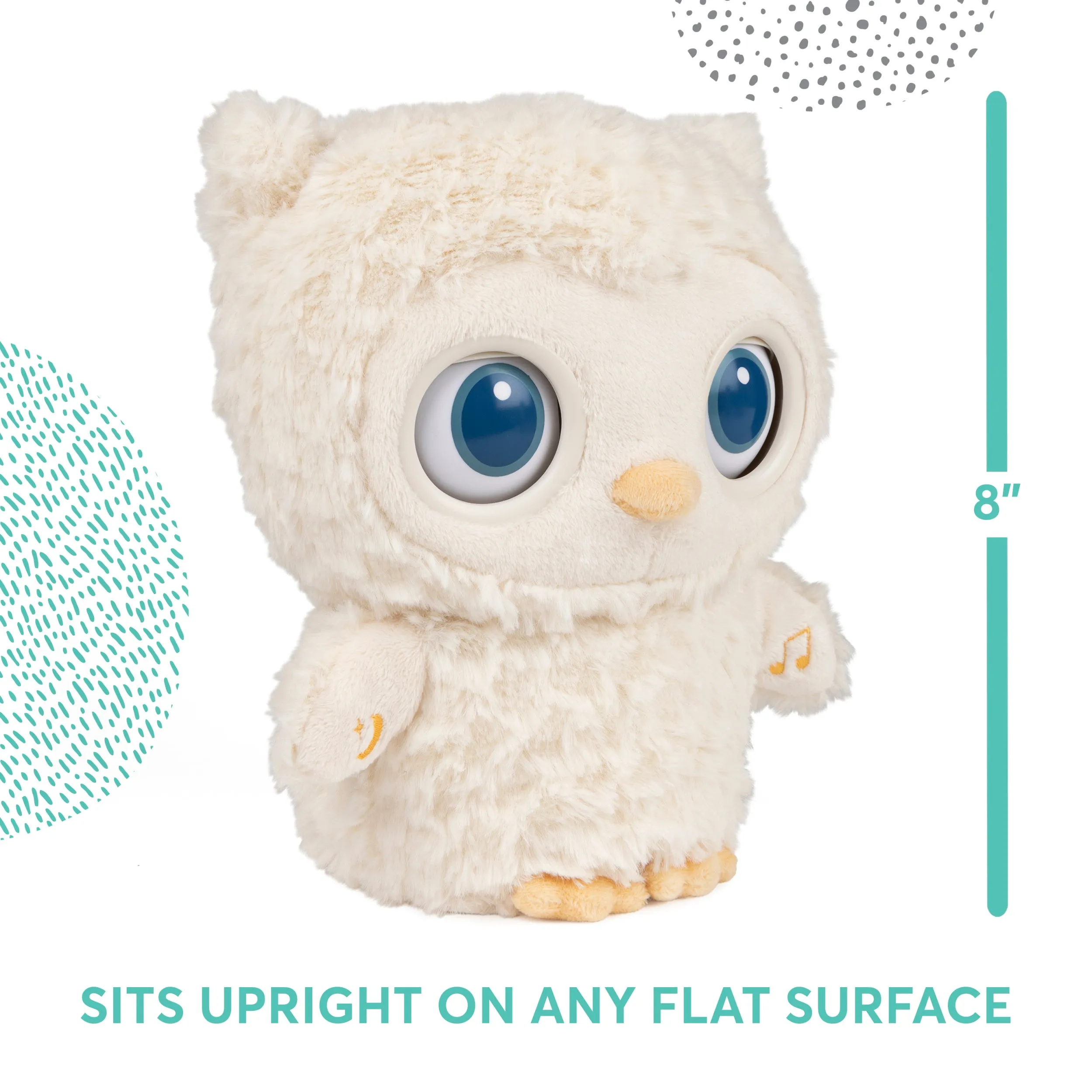 Sleepy Eyes Owl Bedtime Soother, 8 in