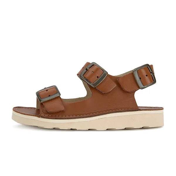 Spike Kids Sandal Chestnut Brown Leather