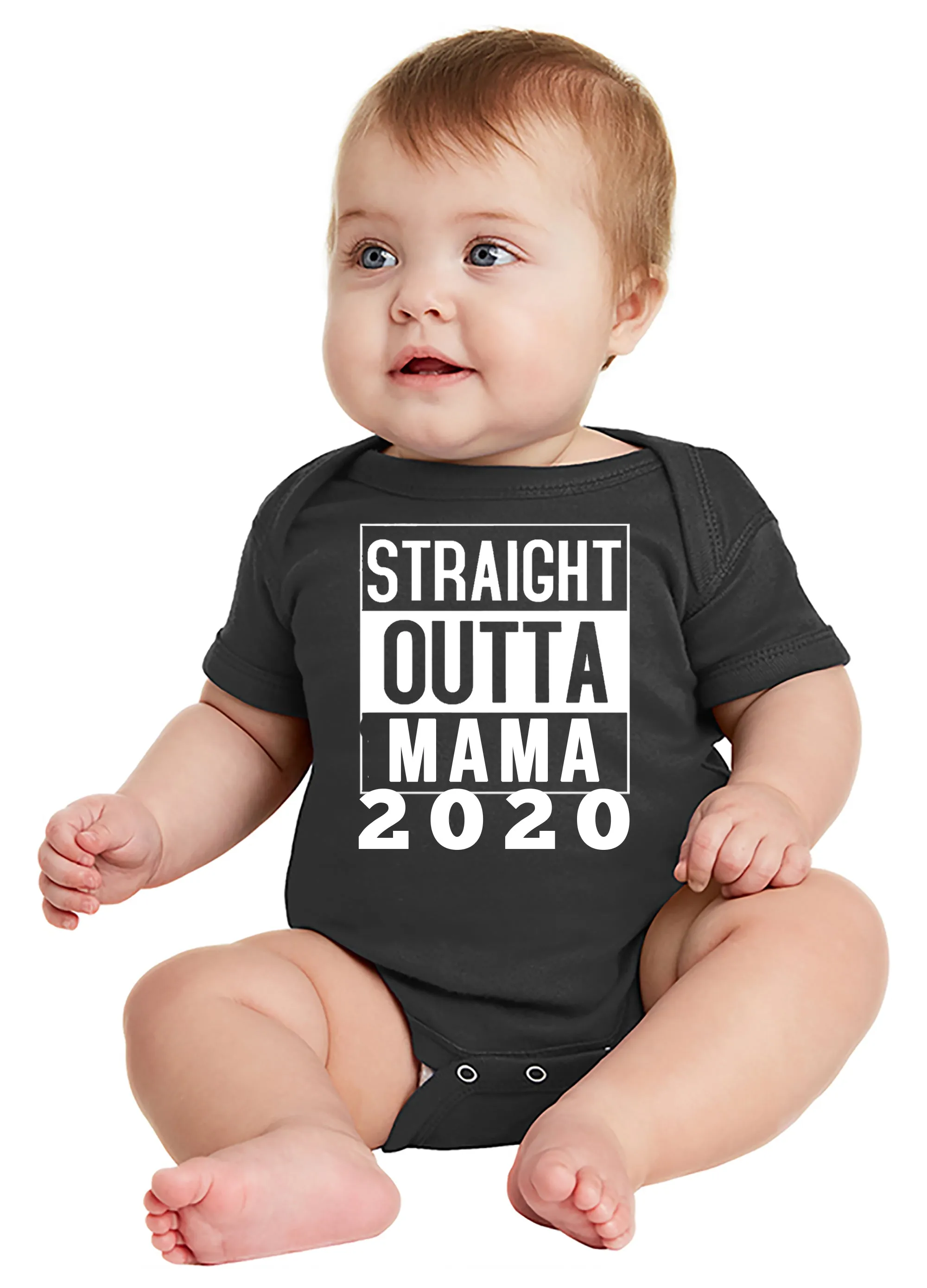 Straight Outta Mama 2020 Baby Bodysuit