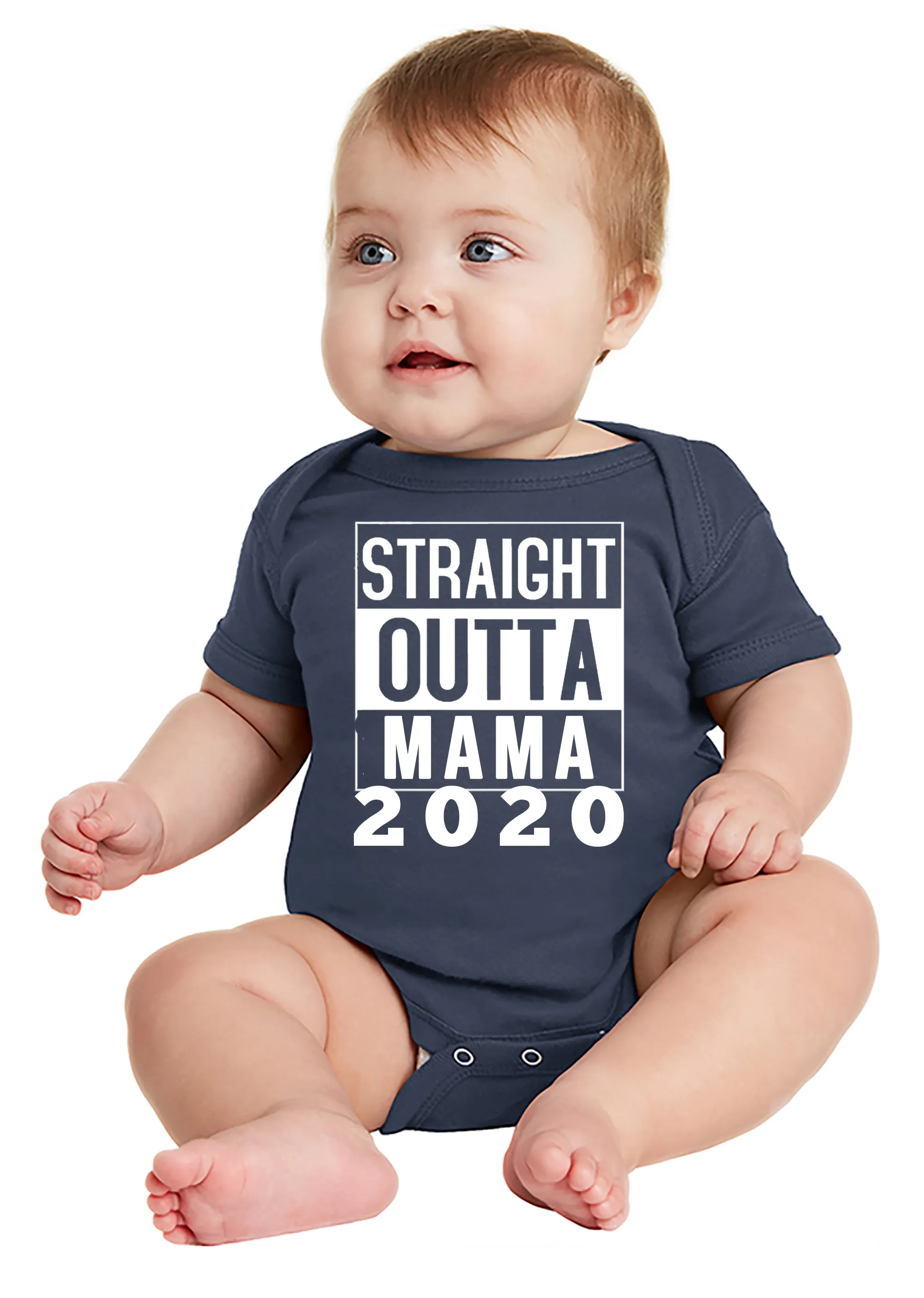 Straight Outta Mama 2020 Baby Bodysuit