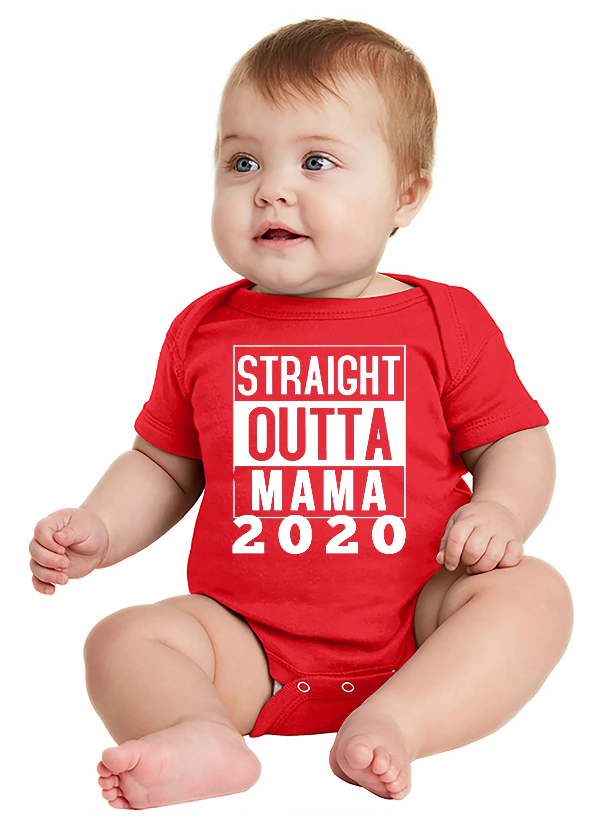 Straight Outta Mama 2020 Baby Bodysuit