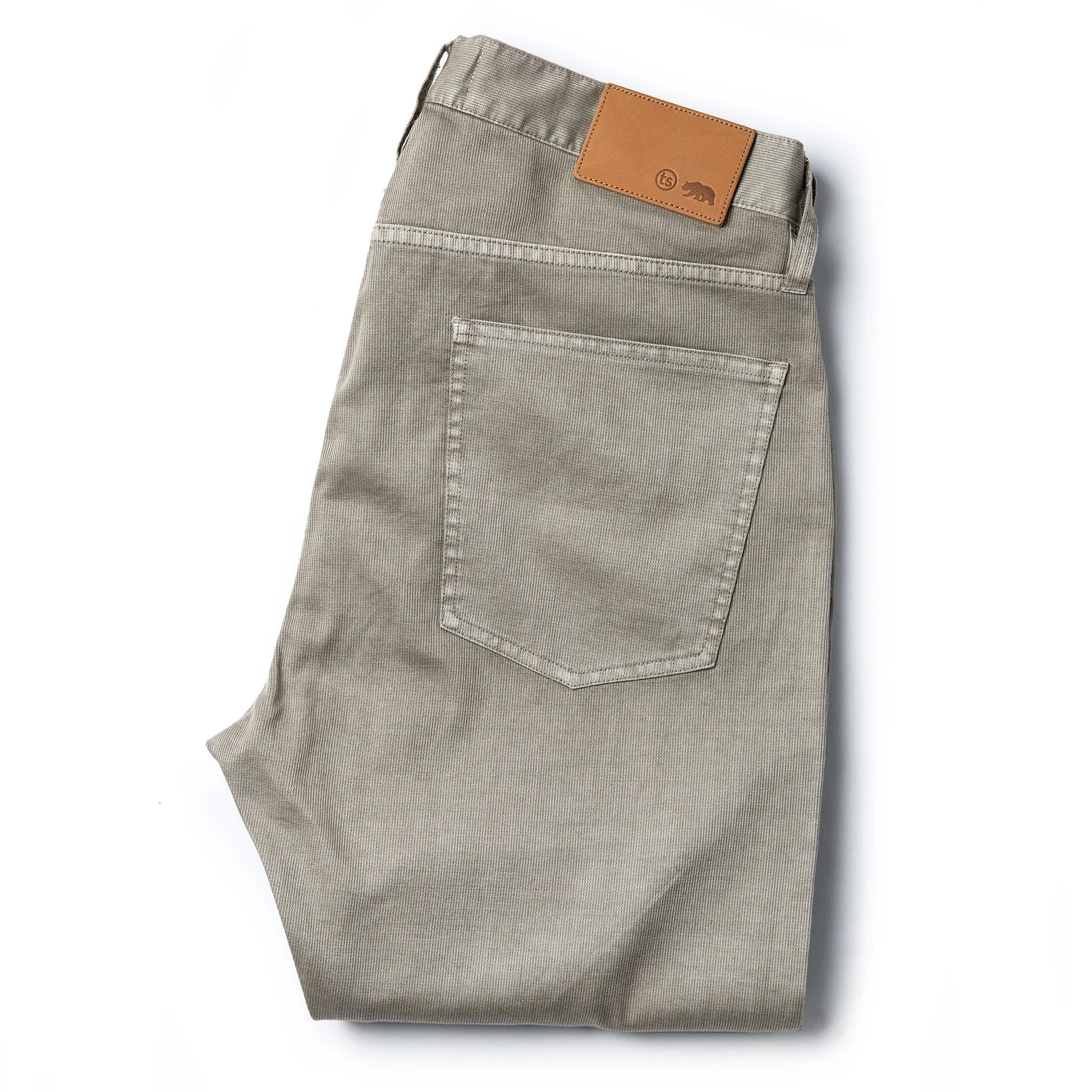 The Democratic All Day Pant in Aluminum Bedford Cord