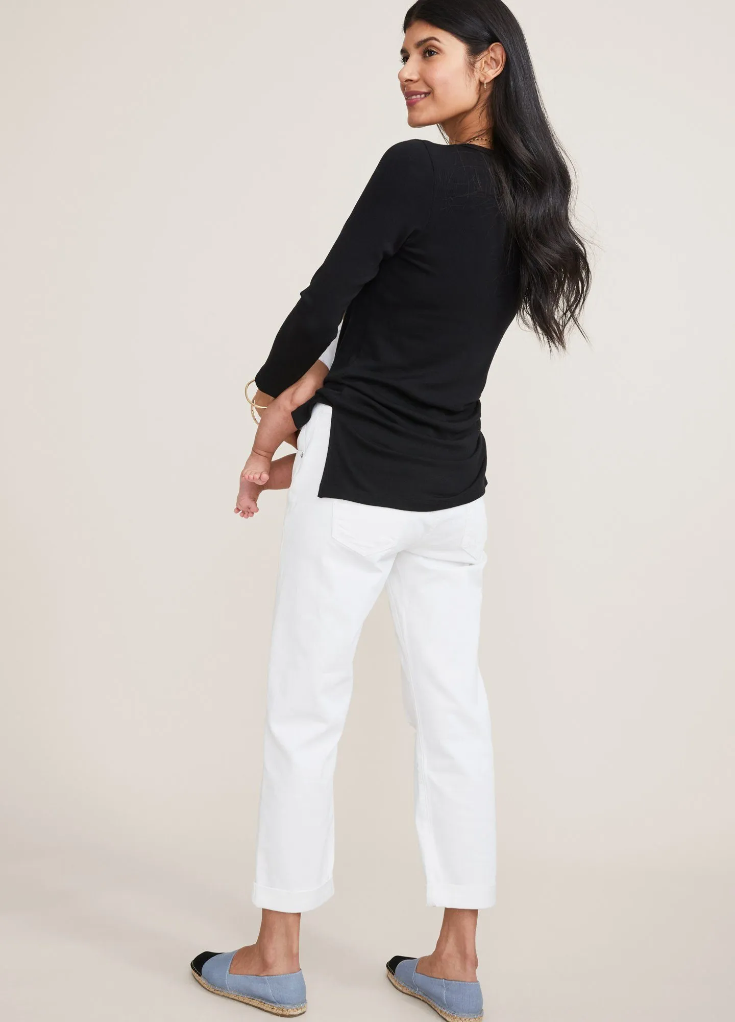 The Softest Rib Nursing Henley