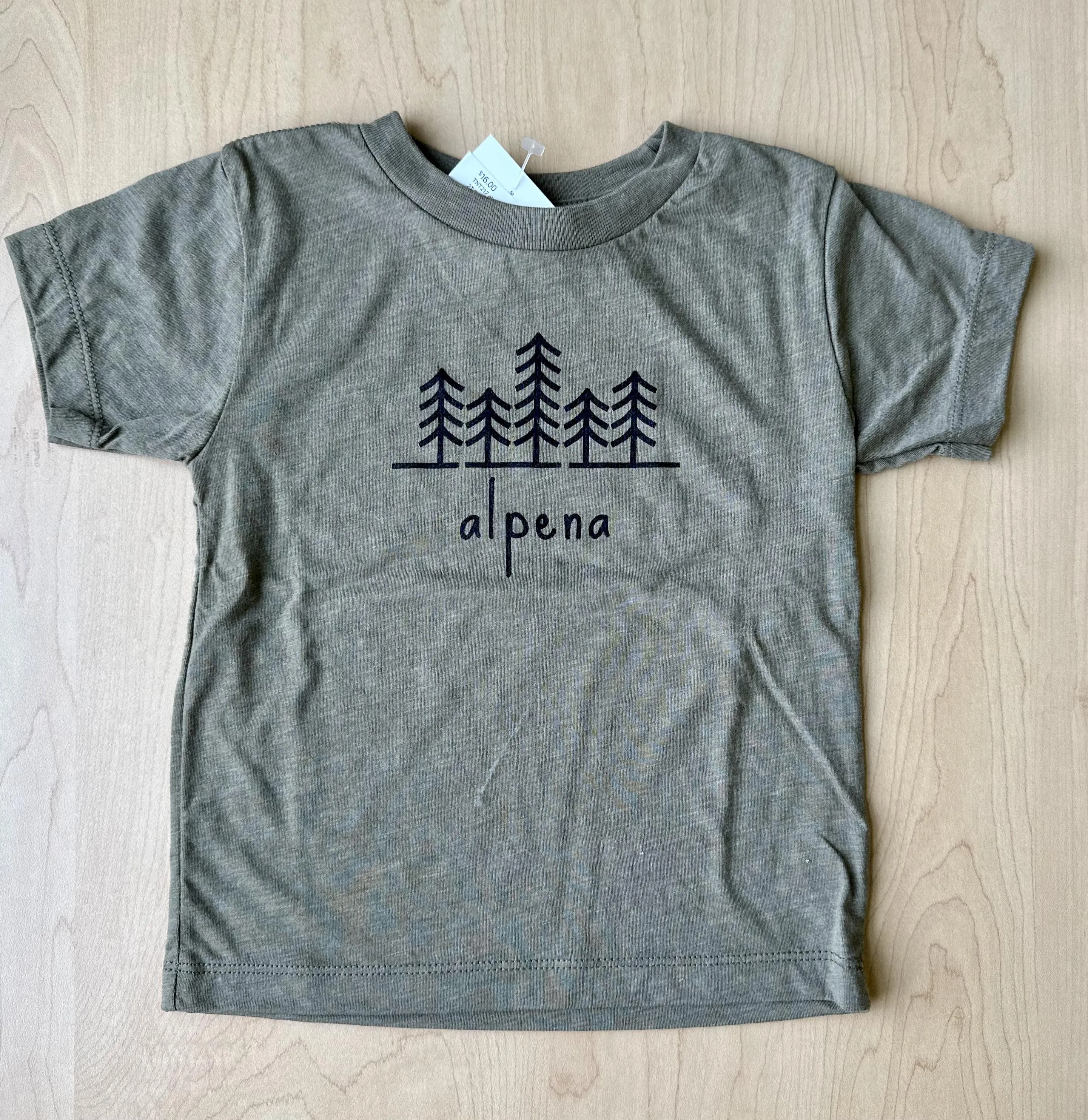 TNT217 alpena Trees Toddler T's