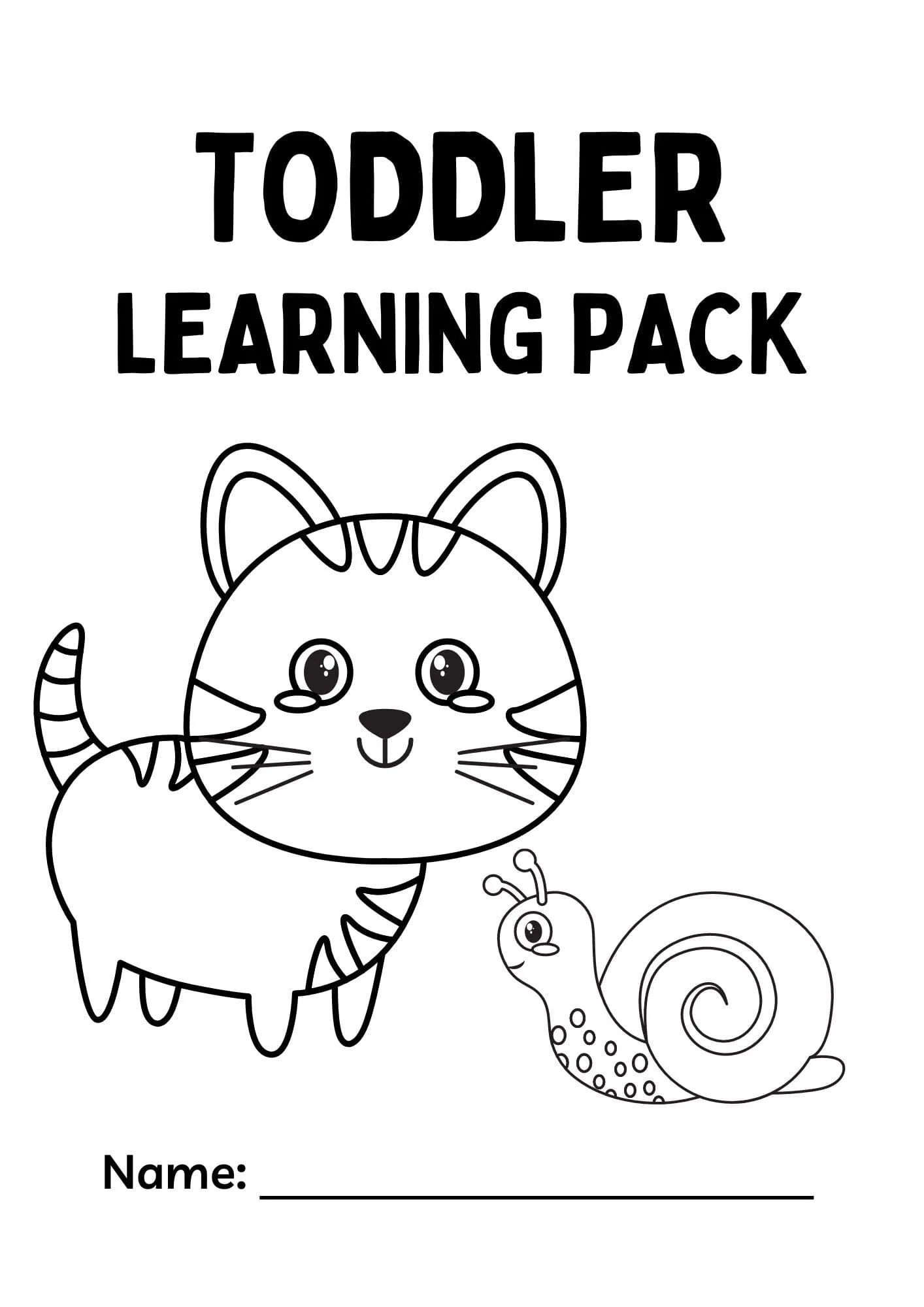 Toddler Activity Pack