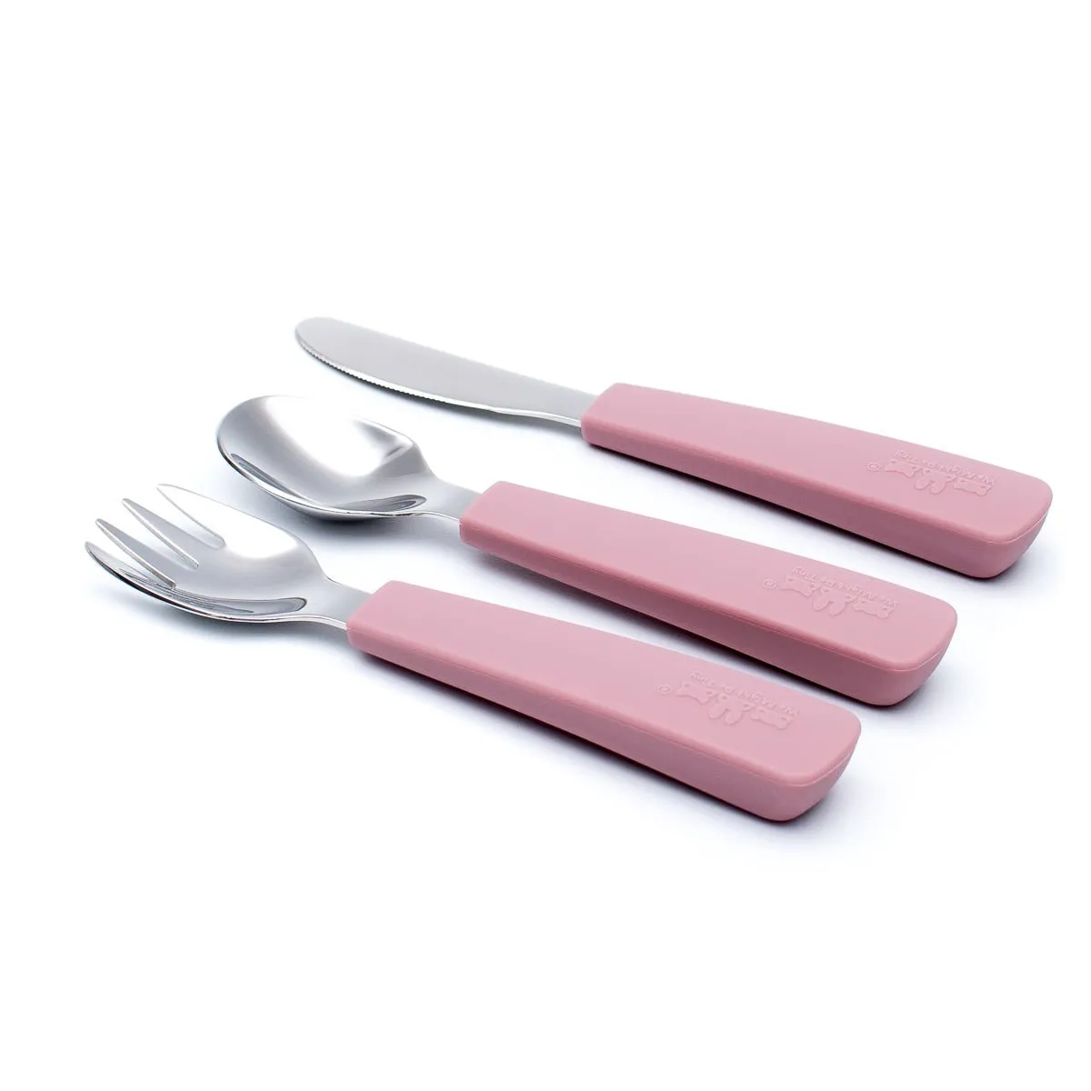 Toddler Feedie® Cutlery Set - Dusty Rose