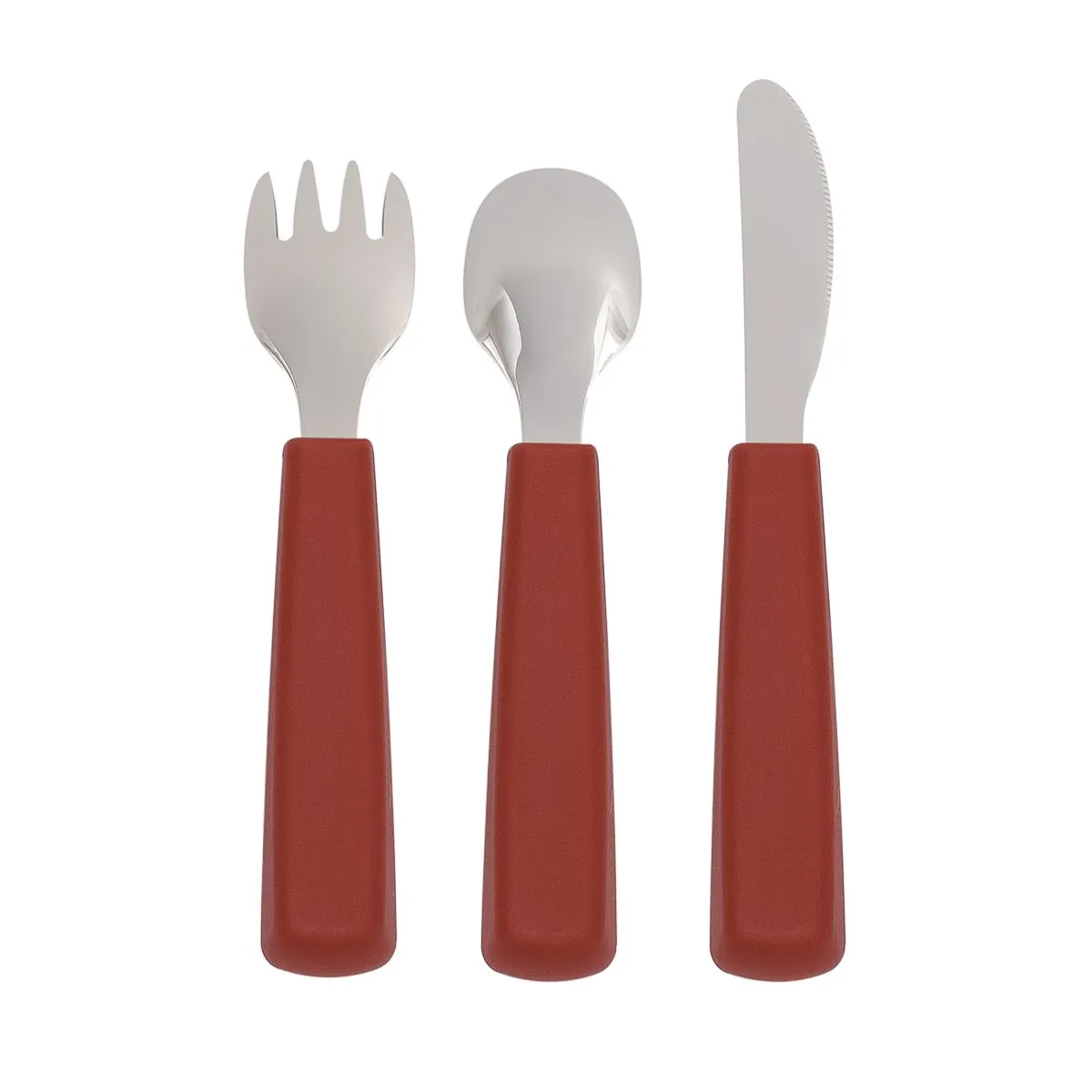 Toddler Feedie® Cutlery Set - Rust