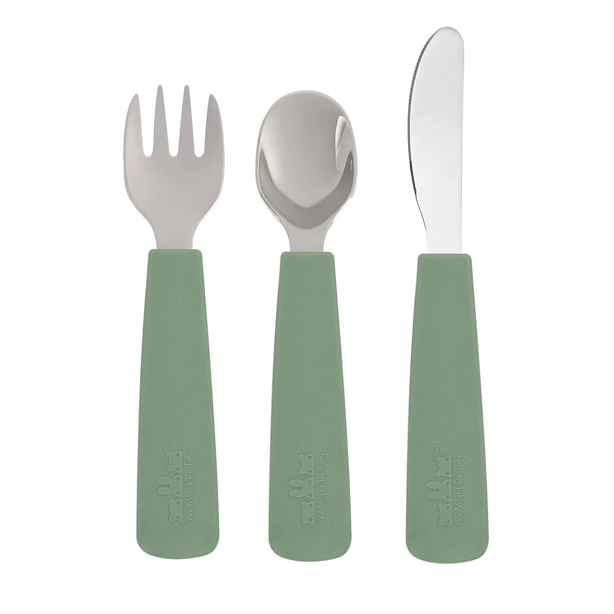 Toddler Feedie® Cutlery Set - Sage