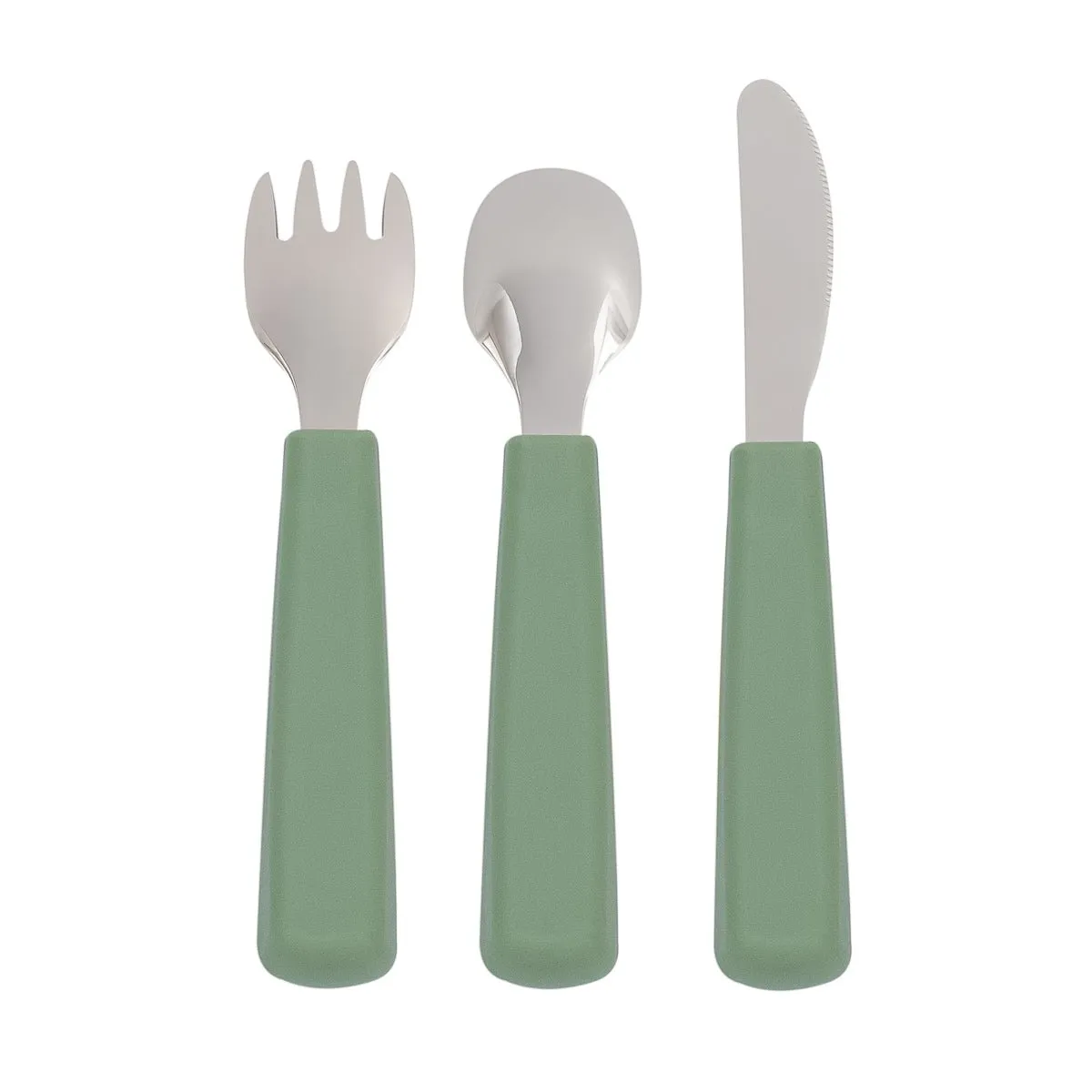 Toddler Feedie® Cutlery Set - Sage