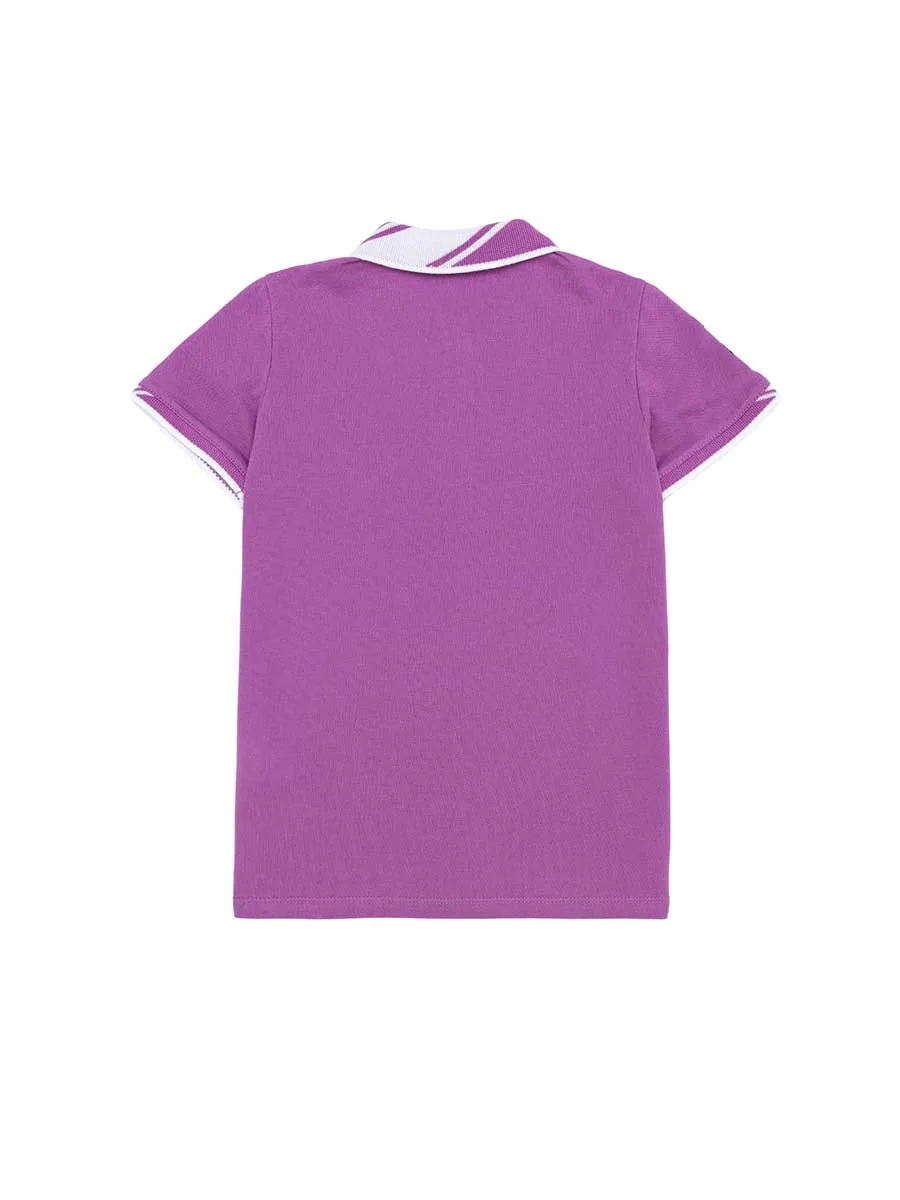 USPA Boys Polo Violet VR037 USPOK033