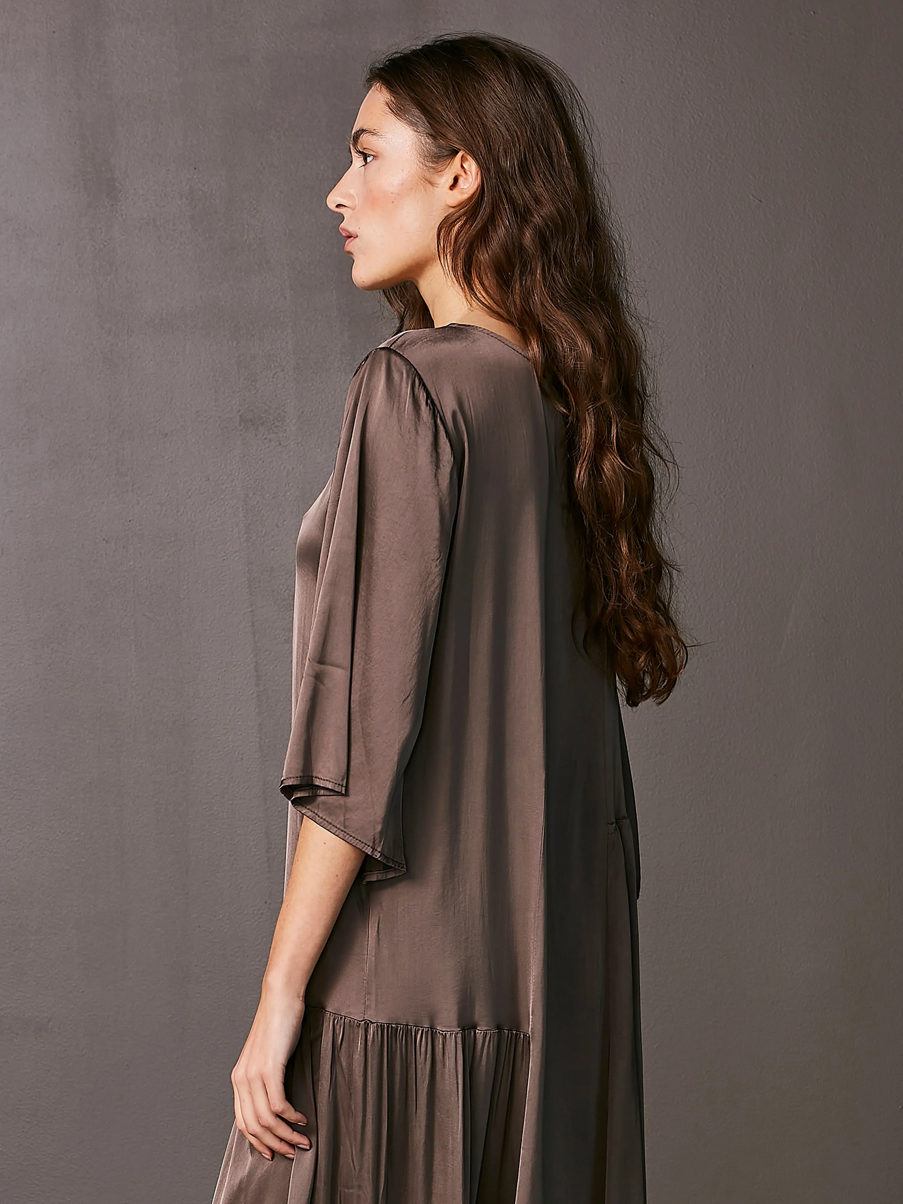 VANILLA dress - Dark Brown