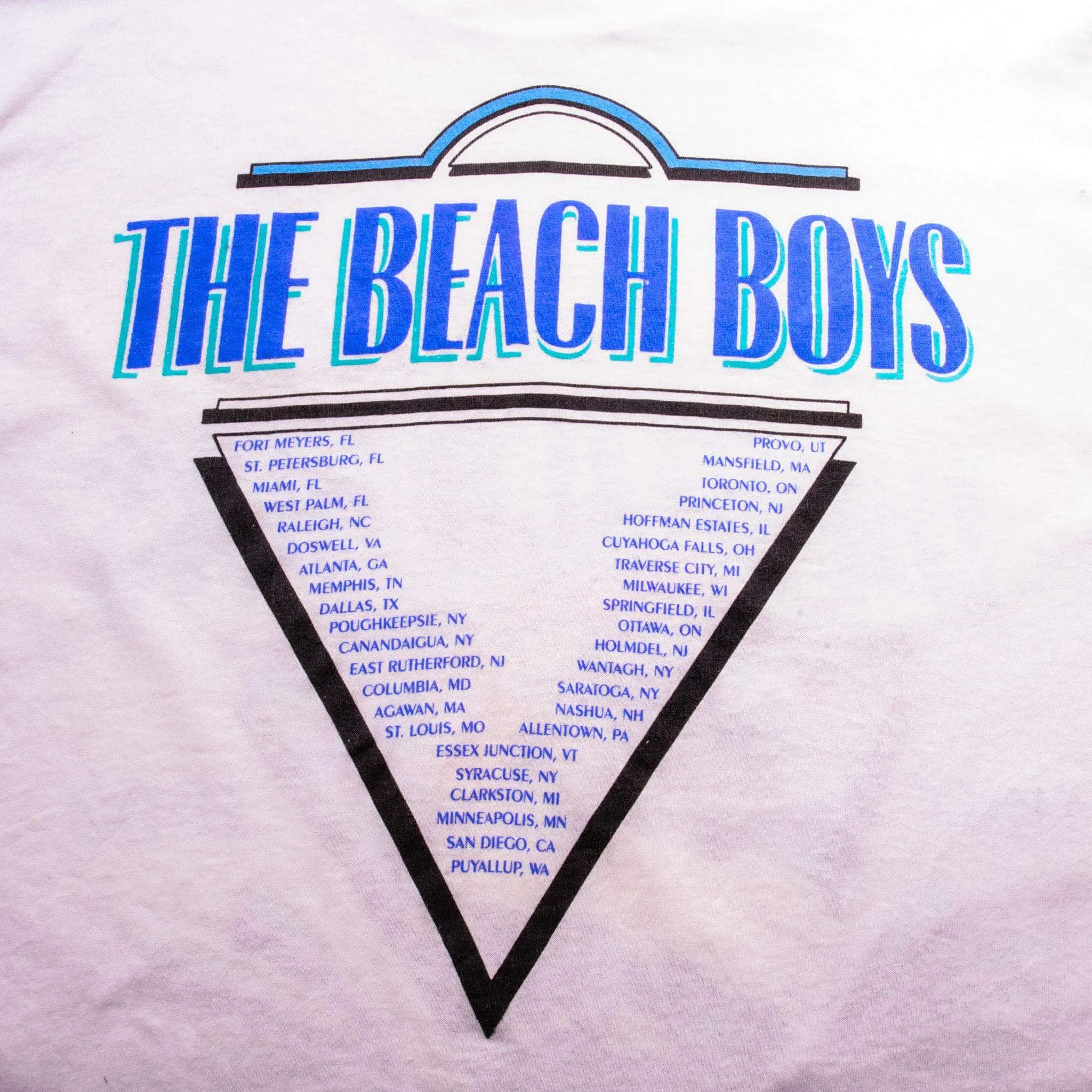 VINTAGE BEACH BOYS 30TH ANNIVERSARY TEE SHIRT 1992 SIZE LARGE MADE IN USA