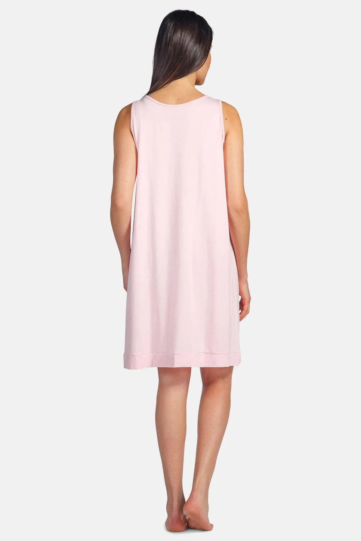 Women's Sleeveless Jersey Nightgown - Relaxed Fit