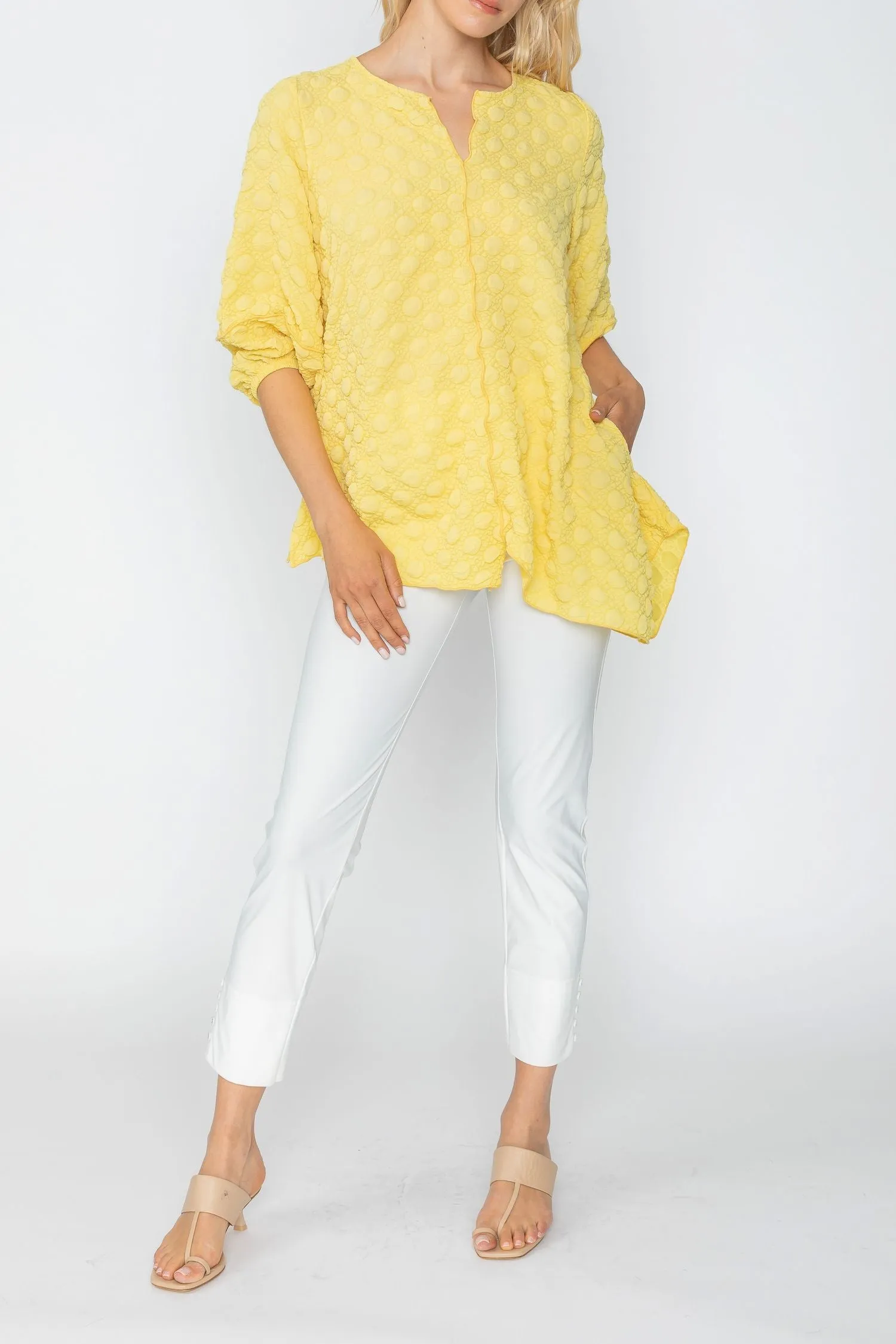 Yellow Lantern Sleeve Top