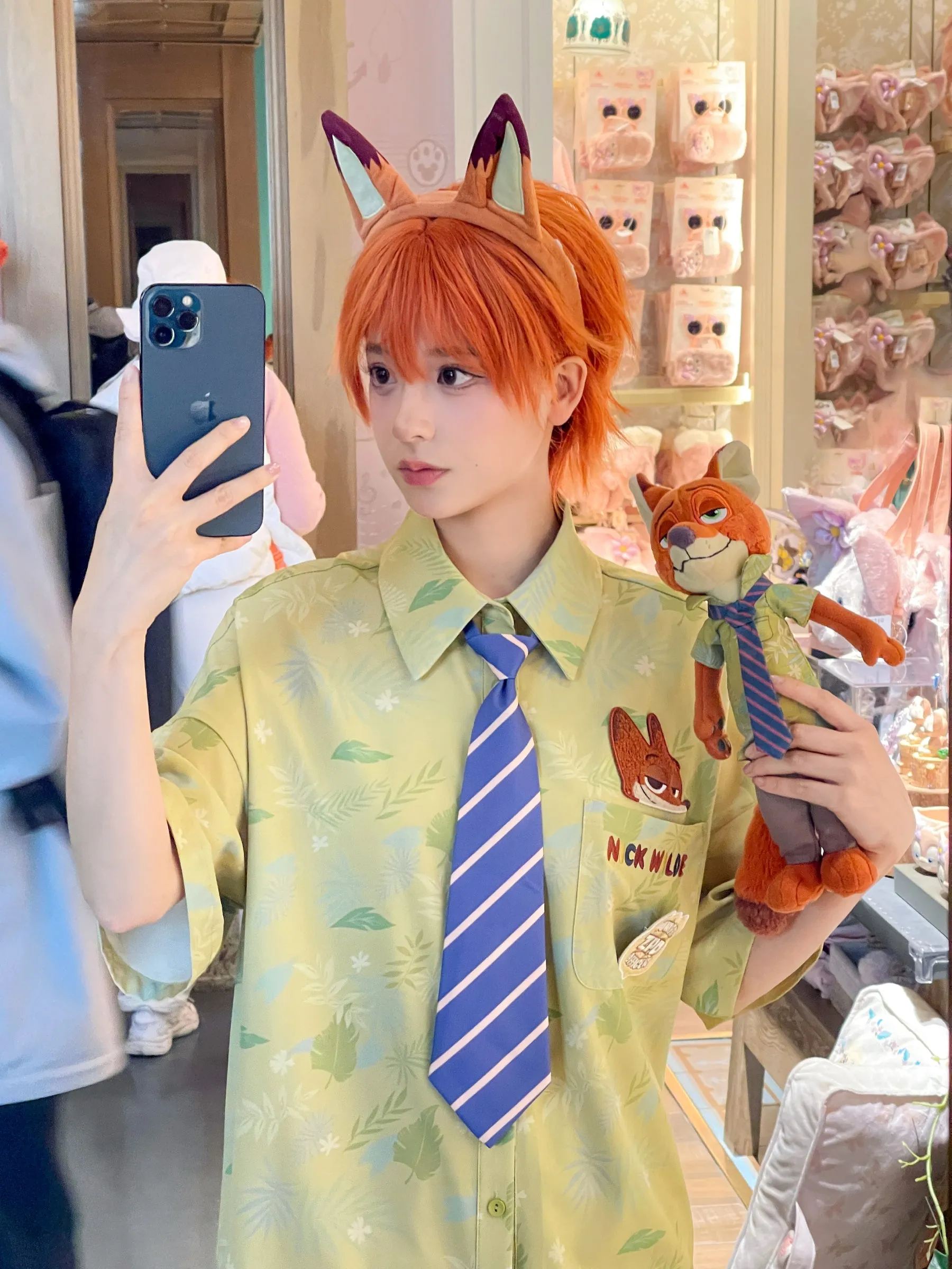 Zootopia Nick Printed Shirt with Tie